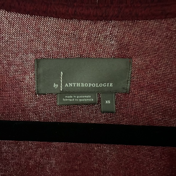 Deep Red anthropology top. NEVER WORN - Picture 2 of 3